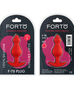 Alternative view of FORTO F-78 Pointee Plug Red Small