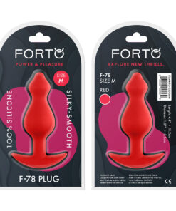 Alternative view of FORTO F-78 Pointee Plug Red Medium