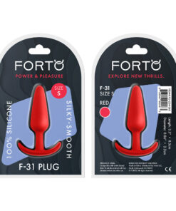 Alternative view of FORTO F-31 Plug Red Small