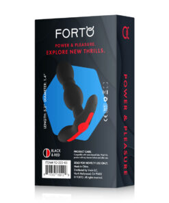 Alternative view of FORTO Vibrating Anal Plug