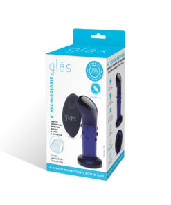 Alternative view of GLAS Rechargeable G-Spot/P-Spot Plug 4"