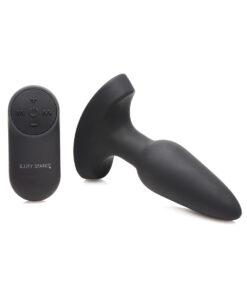 Booty Sparks Laser Heart Remote Butt Plug - Small