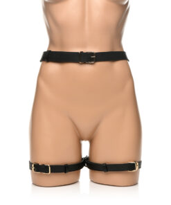 Alternative view of Bondage Harness with Bows XL/2XL - Black