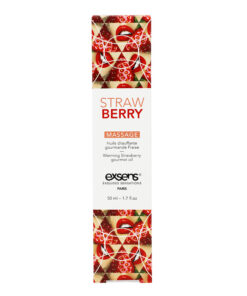 Alternative view of Exsens Warming Massage Oil 50ml - Strawberry