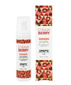 Exsens Warming Massage Oil 50ml - Strawberry