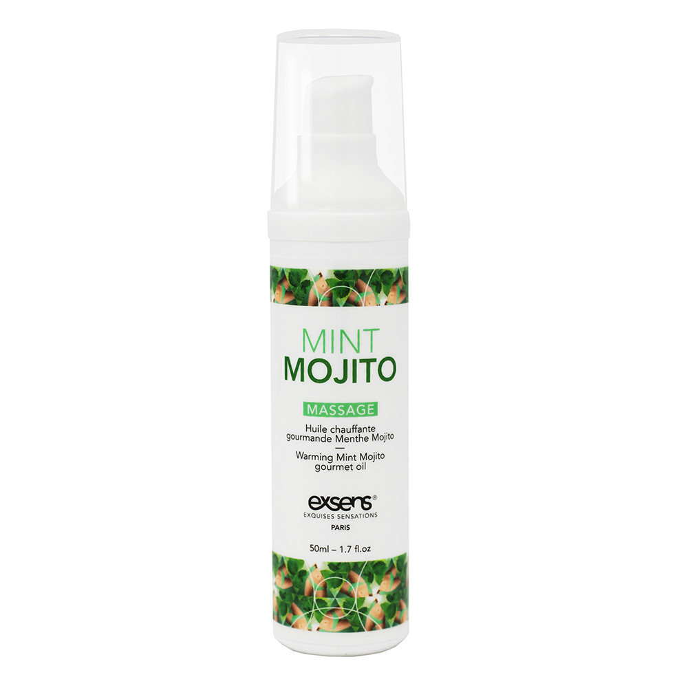 Exsens Warming Massage Oil 50ml - Mint Mojito - Image 3