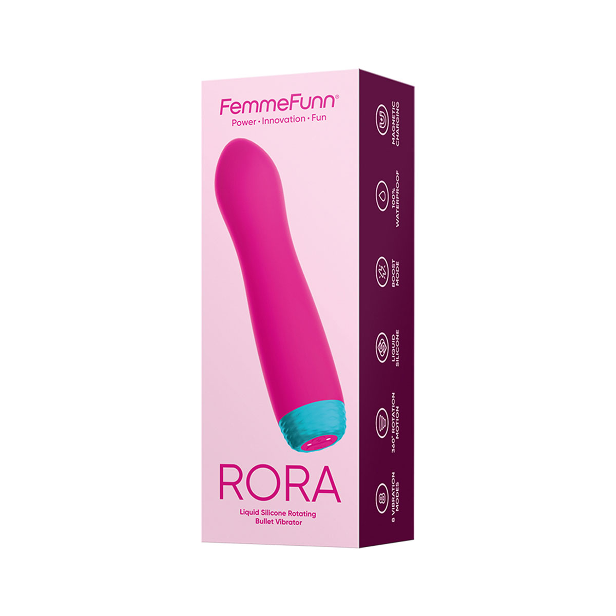 Femme Funn Rora Rotating Bullet - Pink - Image 2