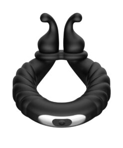 FORTO F-24 Textured Vibrating C-Ring - Black