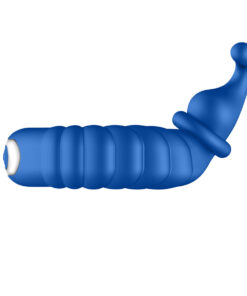 Alternative view of FORTO F-24 Textured Vibrating C-Ring - Blue