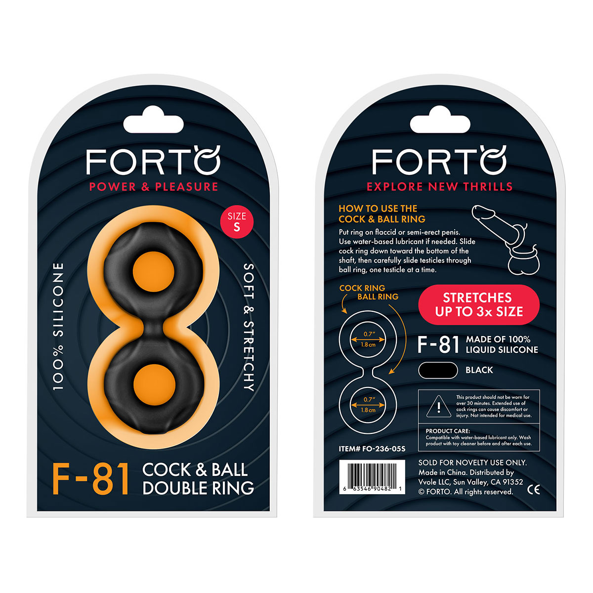 FORTO F-81 44mm Double Ring - Black - Image 3