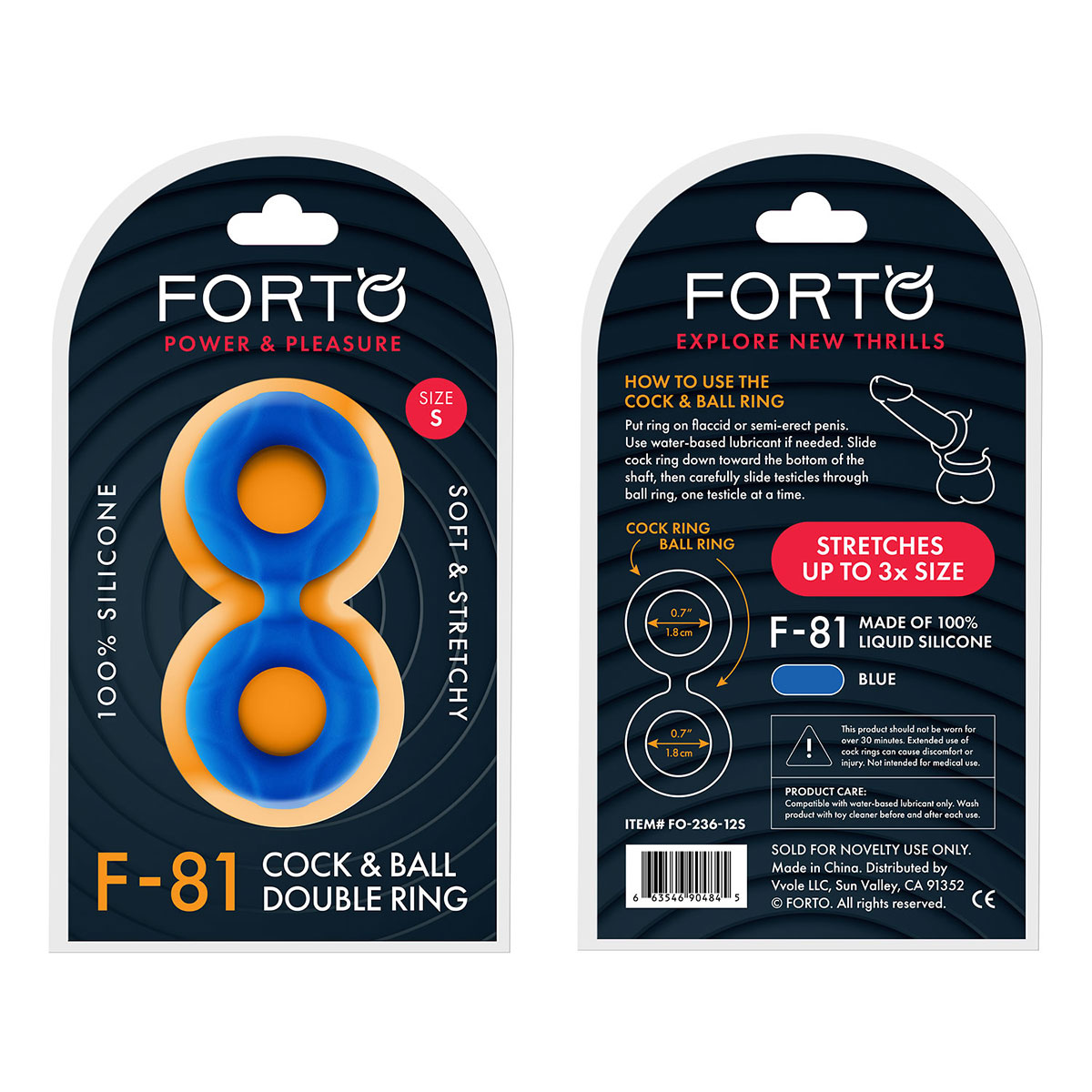 FORTO F-81 44mm Double Ring - Blue - Image 3