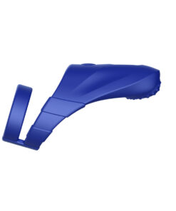 Alternative view of FORTO F-48 Vibrating Perineum Double C-Ring - Blue
