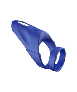 FORTO F-48 Vibrating Perineum Double C-Ring - Blue