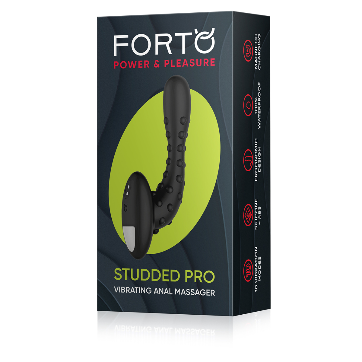FORTO Studded Pro Plug - Black - Image 3