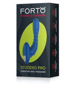 Alternative view of FORTO Studded Pro Plug - Blue