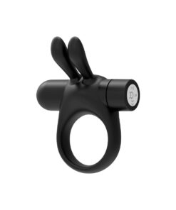FORTO Vibrating Bunny C-Ring - Black