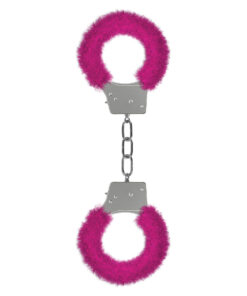 Shots Ouch! Beginner's Furry Handcuffs - Pink