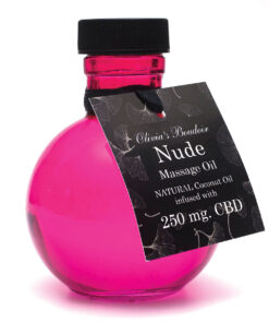 Olivia's Boudoir CBD Massage Oil 4oz - Nude
