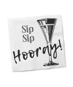 Twisted Wares Sip Sip Hooray Napkins 20pk