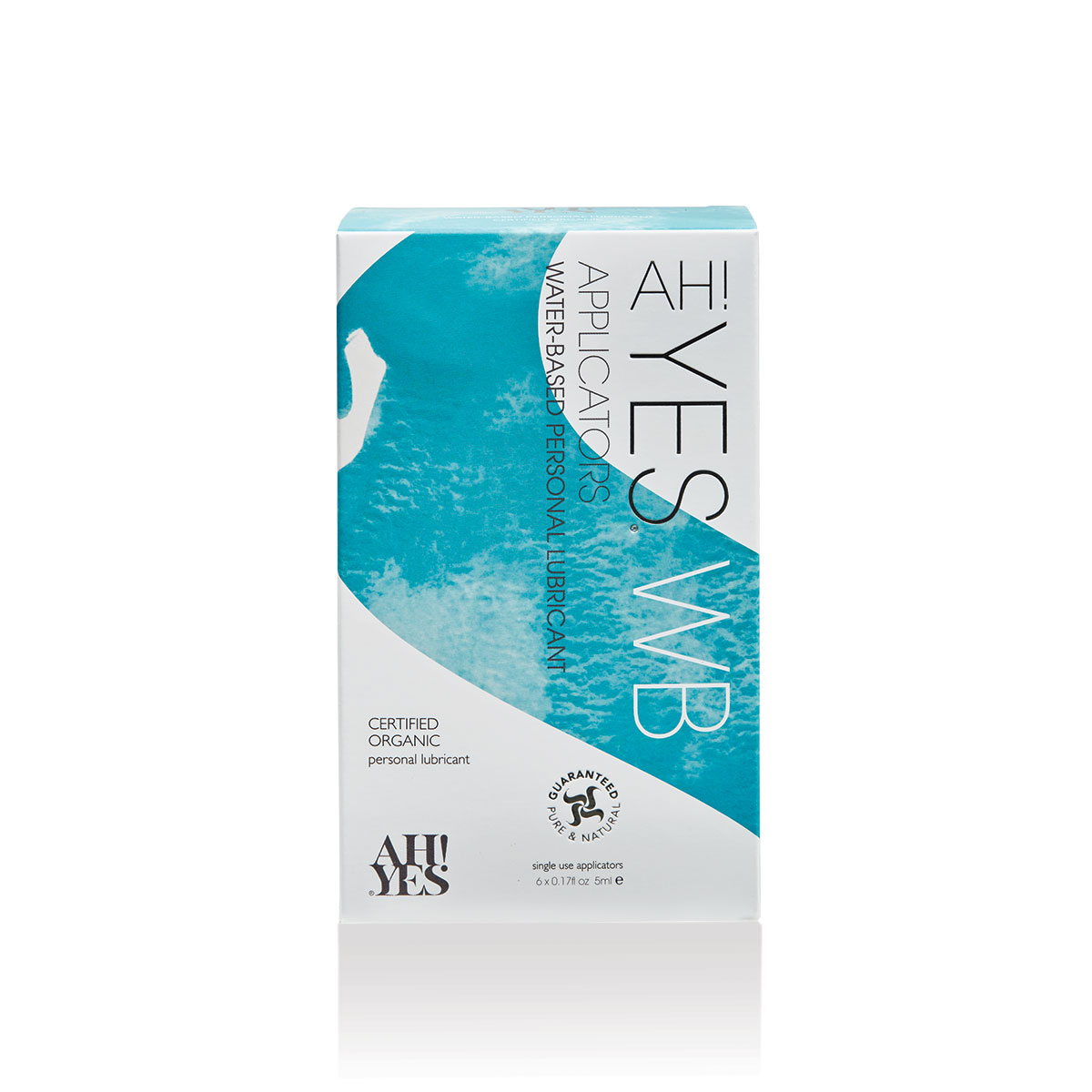 AH! YES WB Water-Based Lubricant .17oz 6pk - Image 4