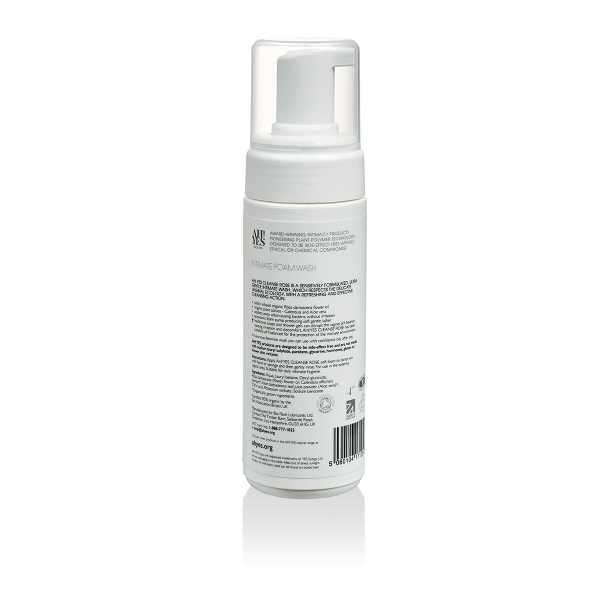 AH! YES CLEANSE Intimate Wash 5.1oz - Rose Scented - Image 2