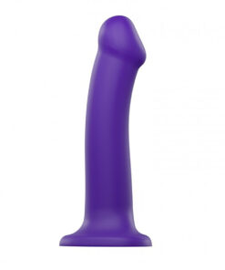 Strap-On-Me Bendable Dual Density Semi-Realistic Dil Purple Large