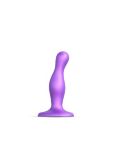 Strap-On-Me Curvy Plug Dil Metallic Purple - Small