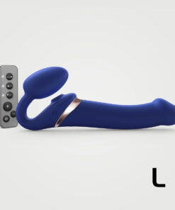 Strap-On-Me Multi-Orgasm Large Bendable Strap-On - Blue