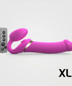Strap-On-Me Multi-Orgasm XL Bendable Strap-On - Fuchsia