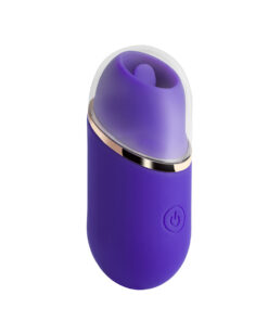 Abby Mini Clit Licking Vibrator - Purple