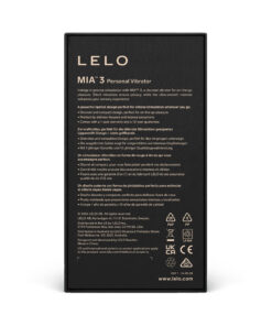 Alternative view of LELO MIA 3 Personal Vibrator Black