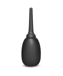 b-Vibe Flexible Silicone Anal Douche Black