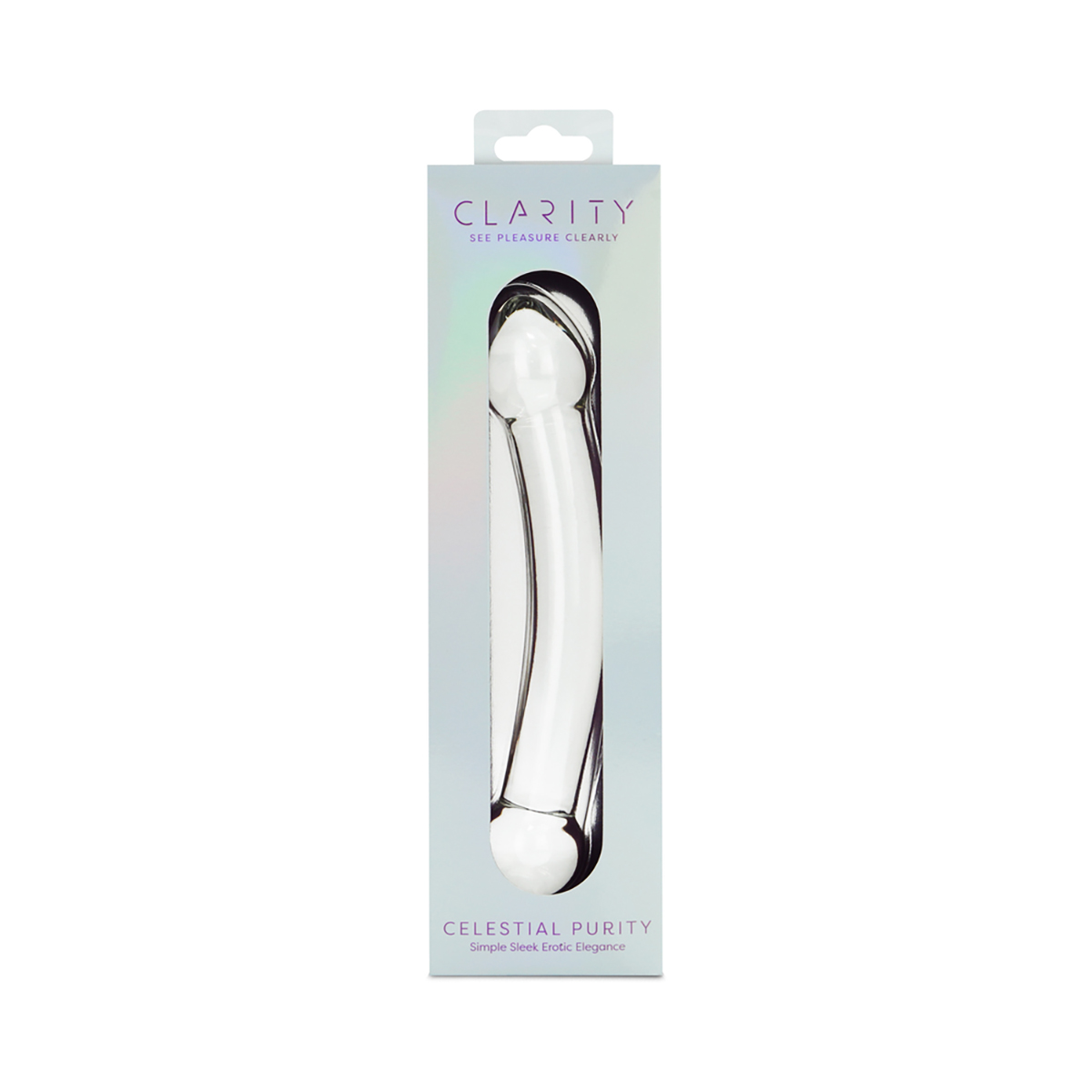 Clarity Celestial Purity Glass Dildo - Image 2