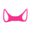 SS S&M Large Hot Pink Silicone Cuffs - Image 5
