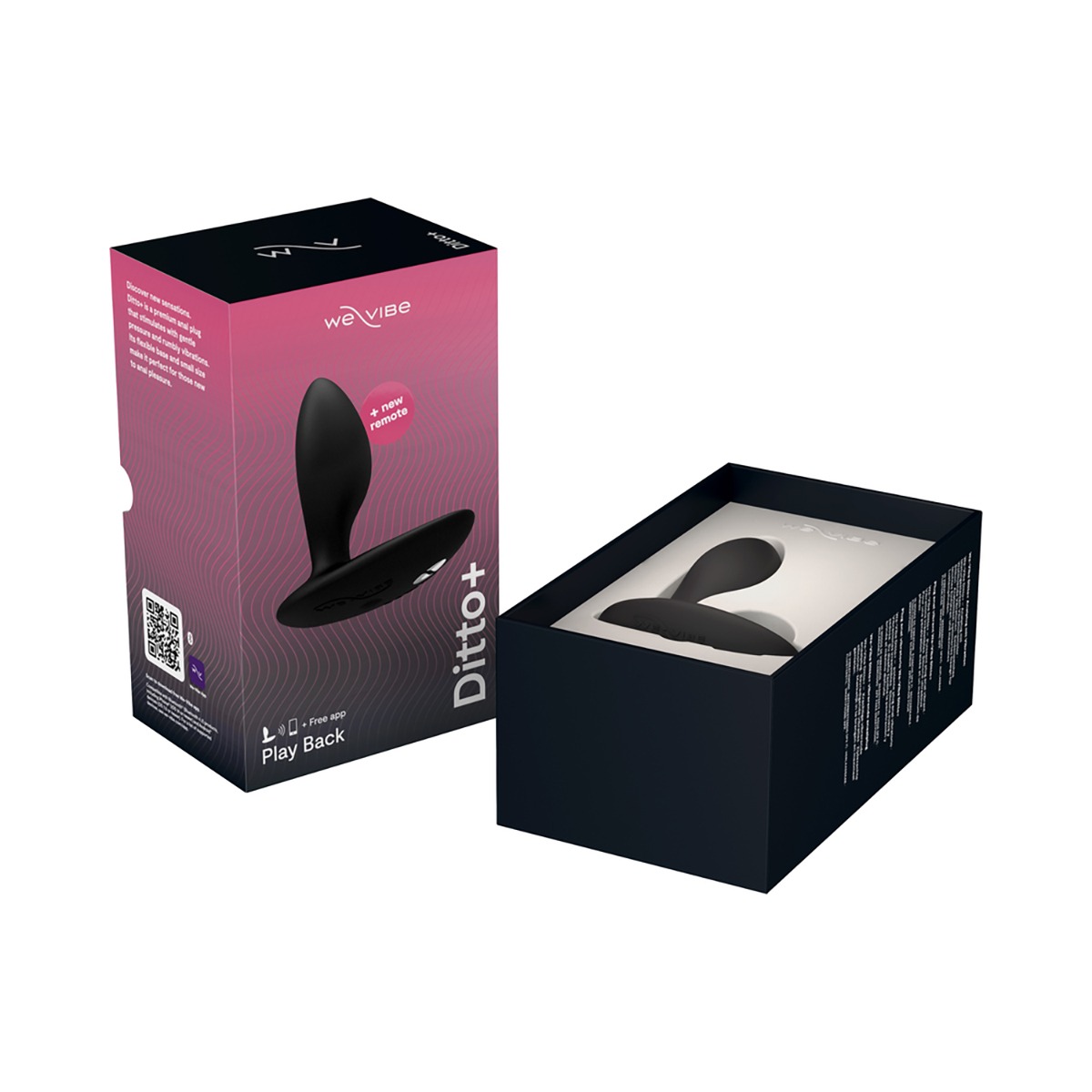 We-Vibe Ditto+ Satin Black NEW - Image 3