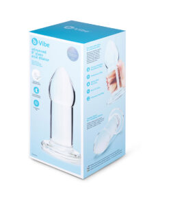 b Vibe Advanced 8 in Glass Anal Dilator