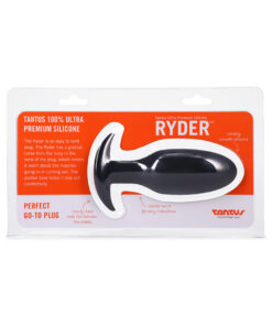 Tantus Ryder Plug Onyx CLAM
