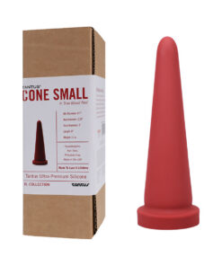 Tantus Cone Small Dildo Ruby BOX