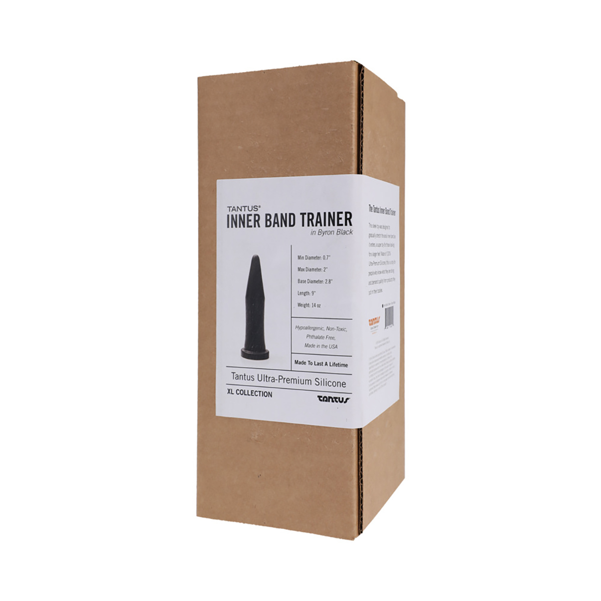 Tantus Inner Band Trainer Dildo Onyx BOX - Image 2