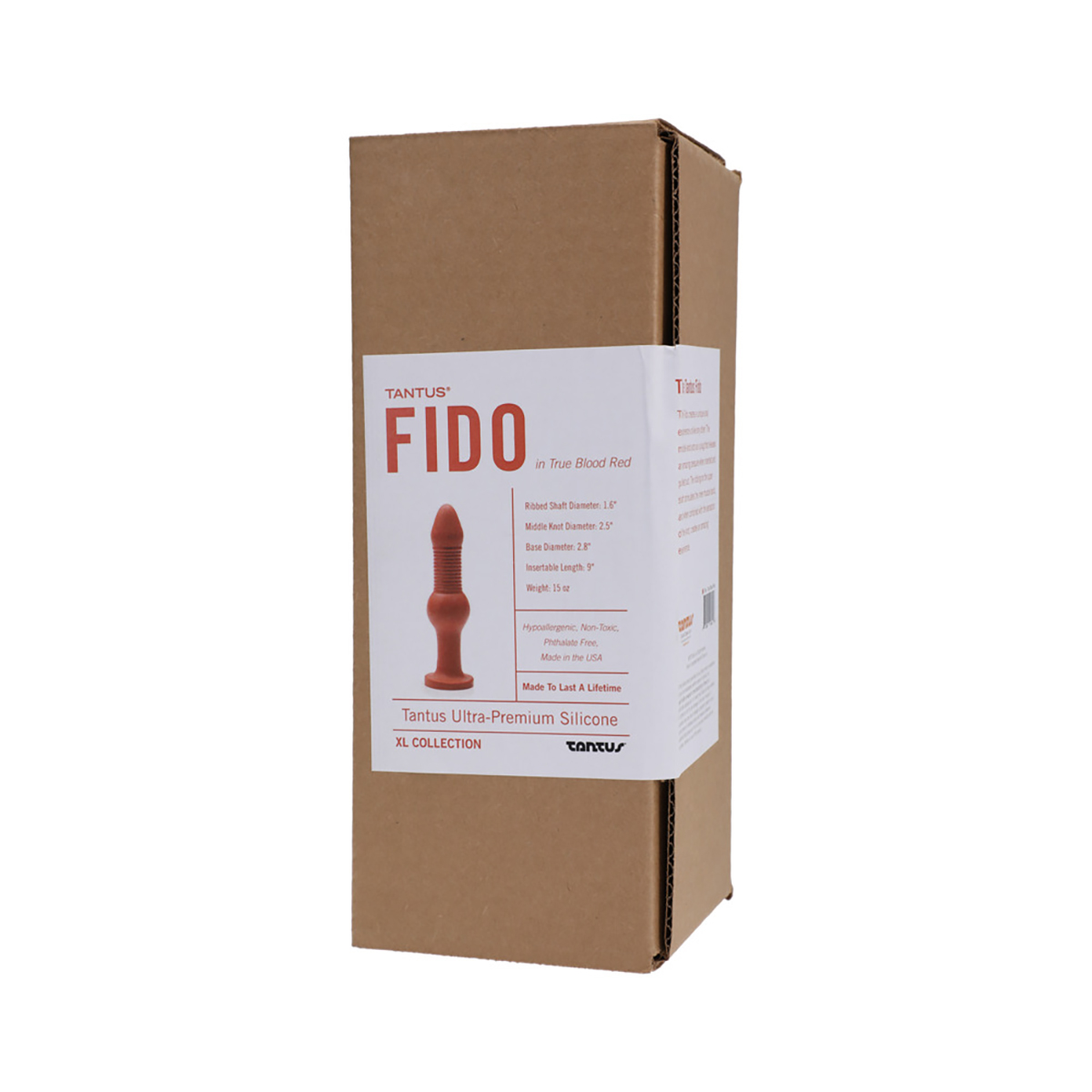 Tantus Fido Dildo Ruby BOX - Image 2
