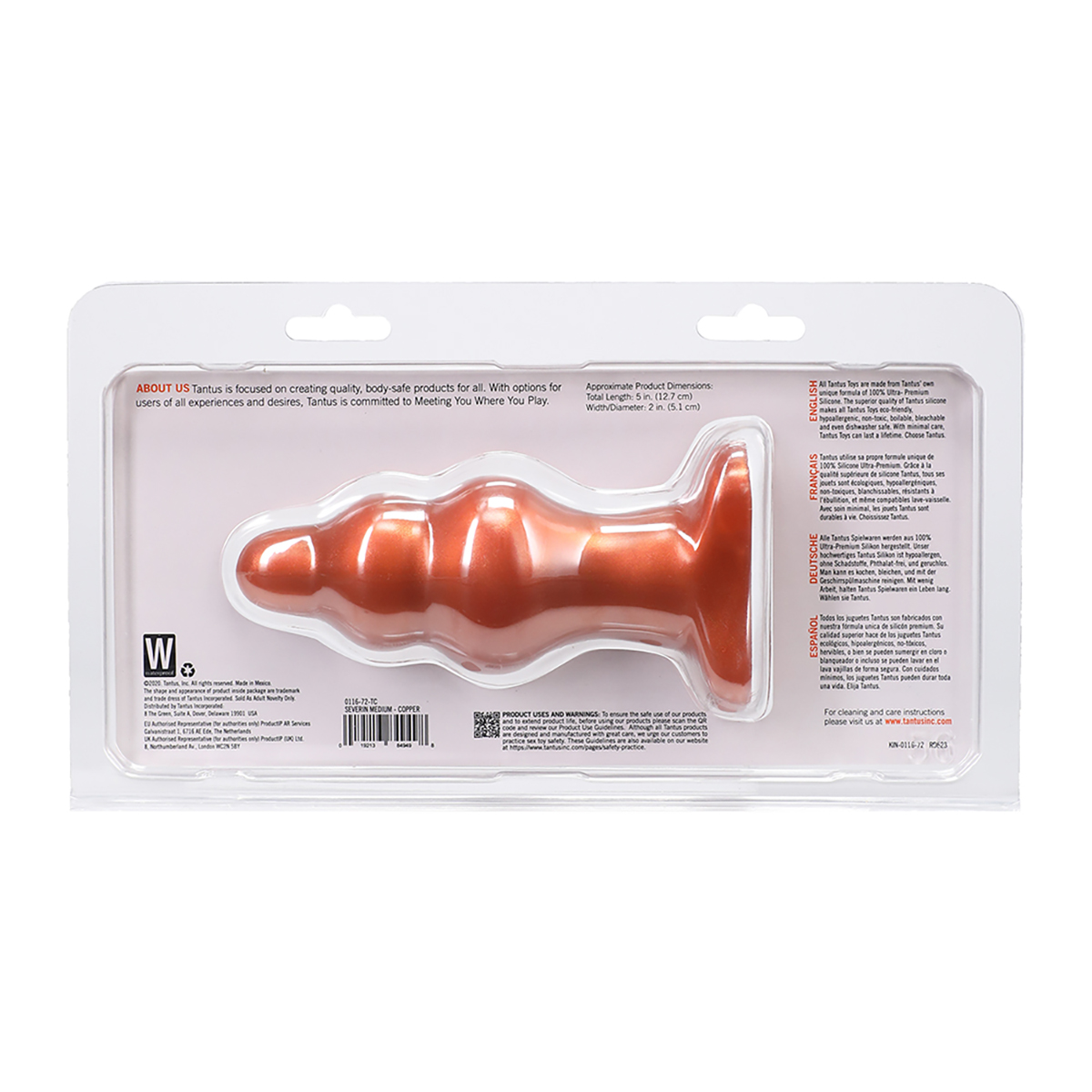 Tantus Severin MedSuperSoftPlug Cop - Image 2