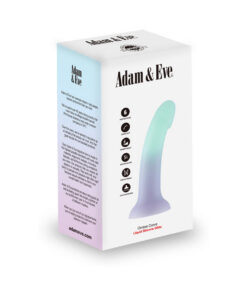A&E Ombre Curve Liquid Silicone Dildo