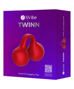SVibe Snail Twinn Finger Vibrator Cherry