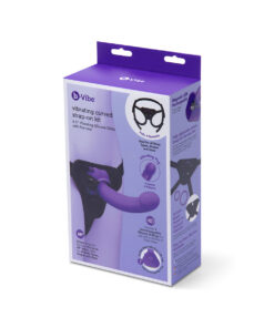 b-Vibe Vibrating Curved Strap-On Kit