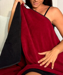 Splash Blanket SoakHer Black & DarkRed S