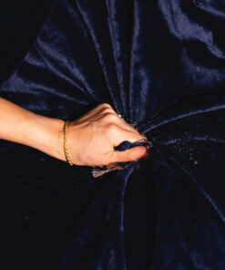 Alternative view of Splash Blanket Furlush Navy L