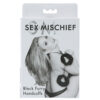 Furry Handcuffs - Black - Image 2