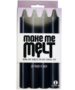 The 9's Make Me Melt Candle Black 4pk